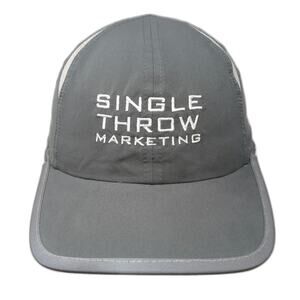 Big Accessories Baseball Cap Gray One Size Single Throw Marketing Reflective Hat
